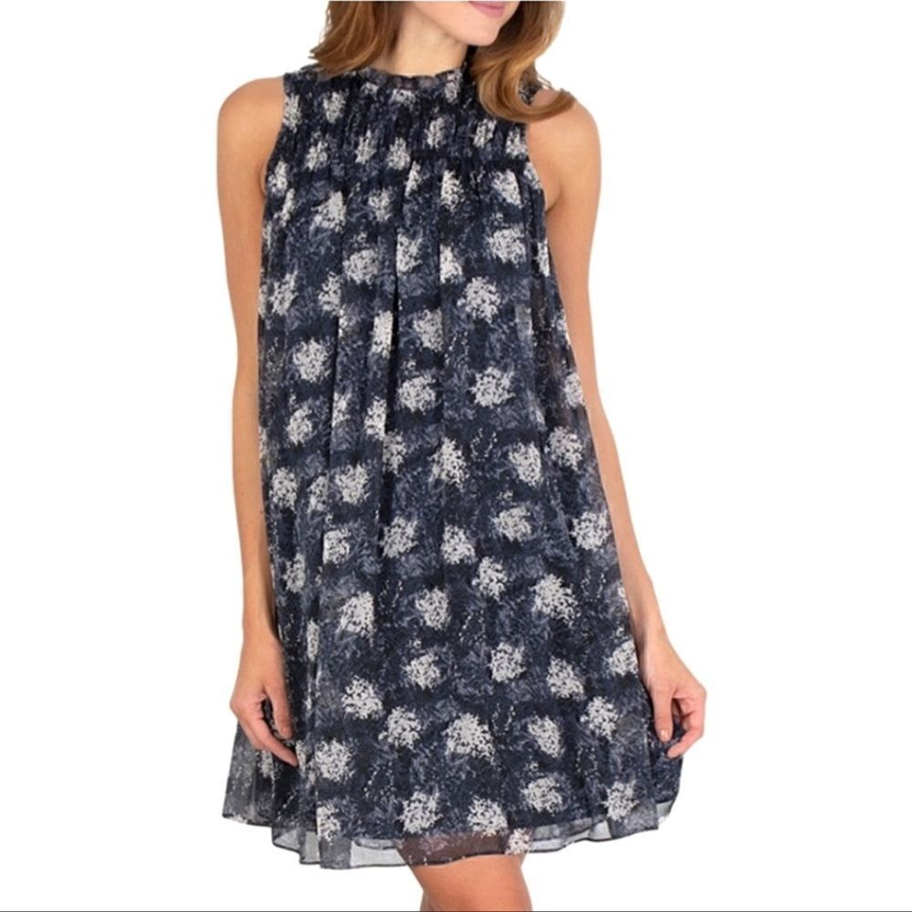Joie Limited Edition Sleeveless Dress NWT Baltic Print MSRP $348 Size Small